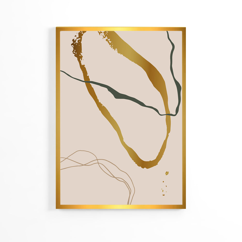 Golden Lines Reverie Poster