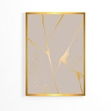 Golden Lines Lettice Poster