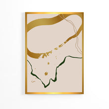 Golden Lines Solace Poster