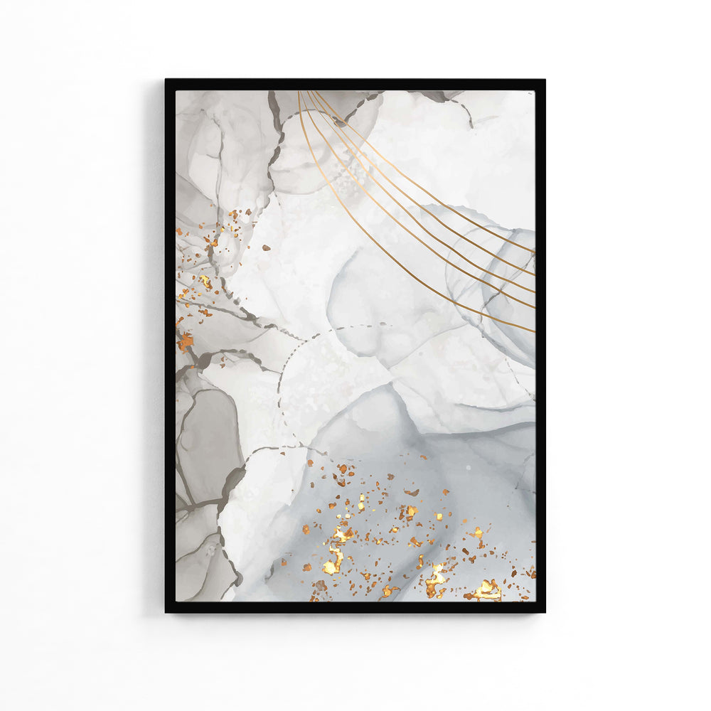 Golden Lines Fusion Poster