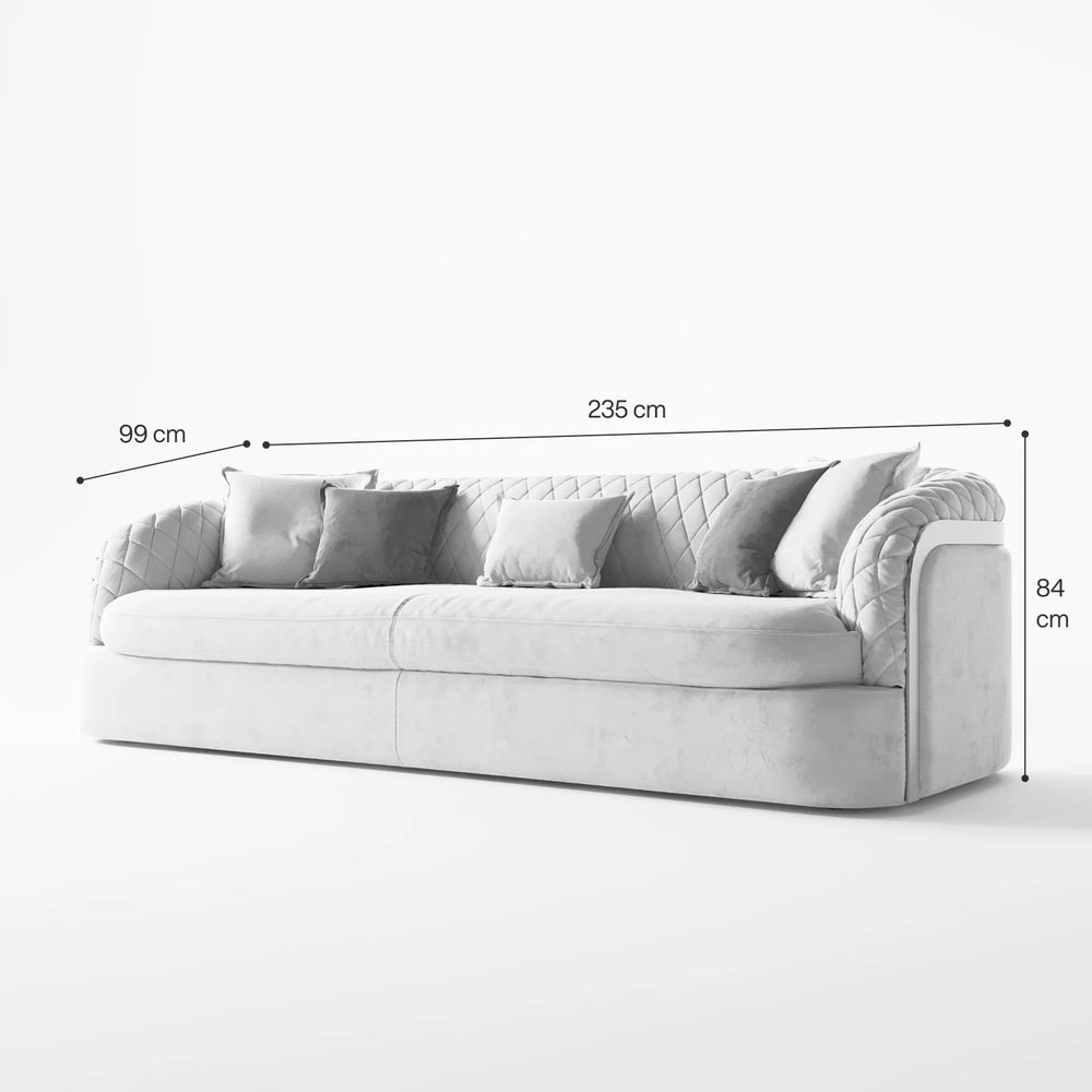Allure 3-Seater Straight Sofa