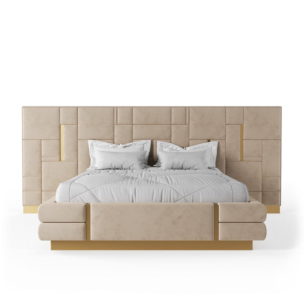 Art Deco Queen Size Bed