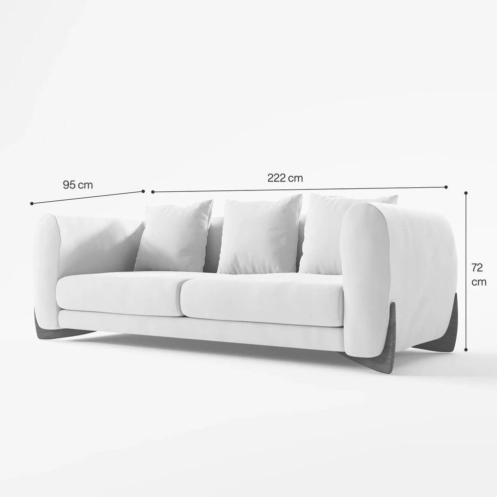 Kyoto 3-Seater Straight Sofa