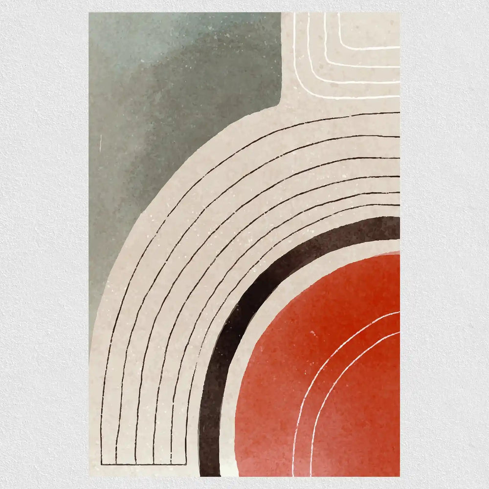 Abstraction Rainbow Poster