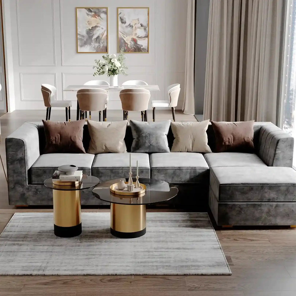 Grand Luxe 5-Seater Corner Sofa