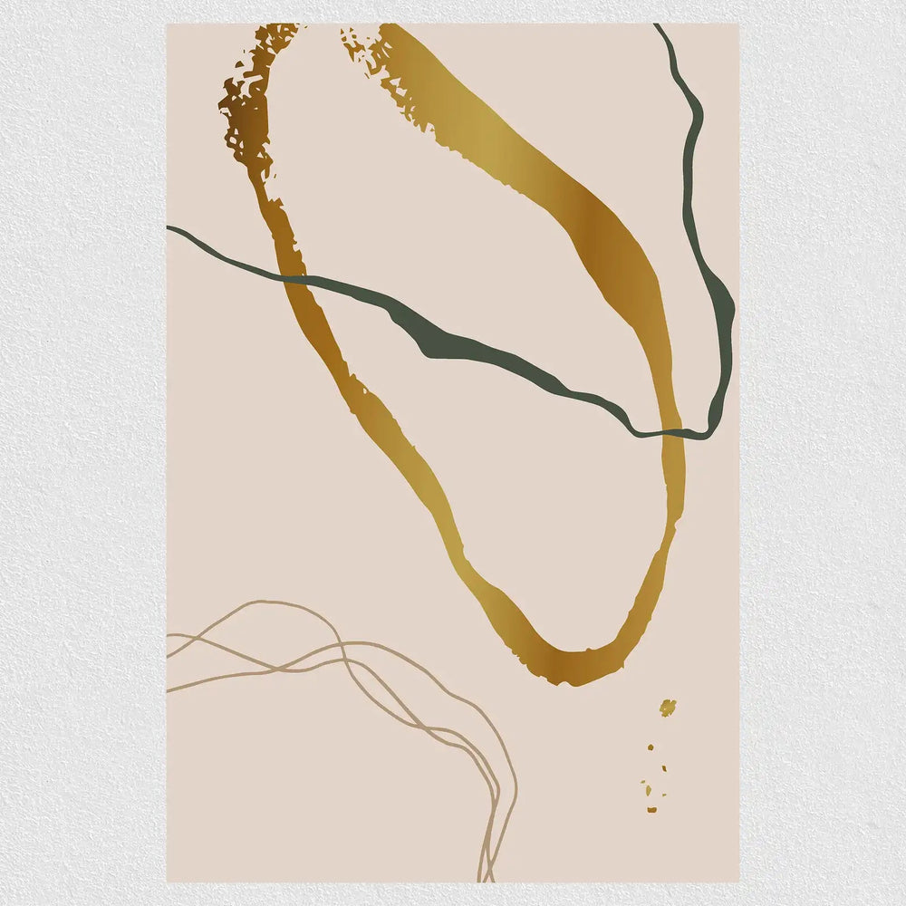 Golden Lines Reverie Poster