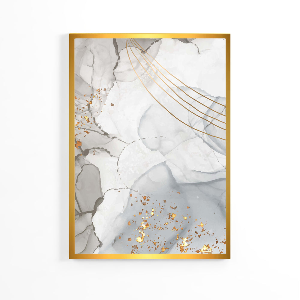 Golden Lines Fusion Poster