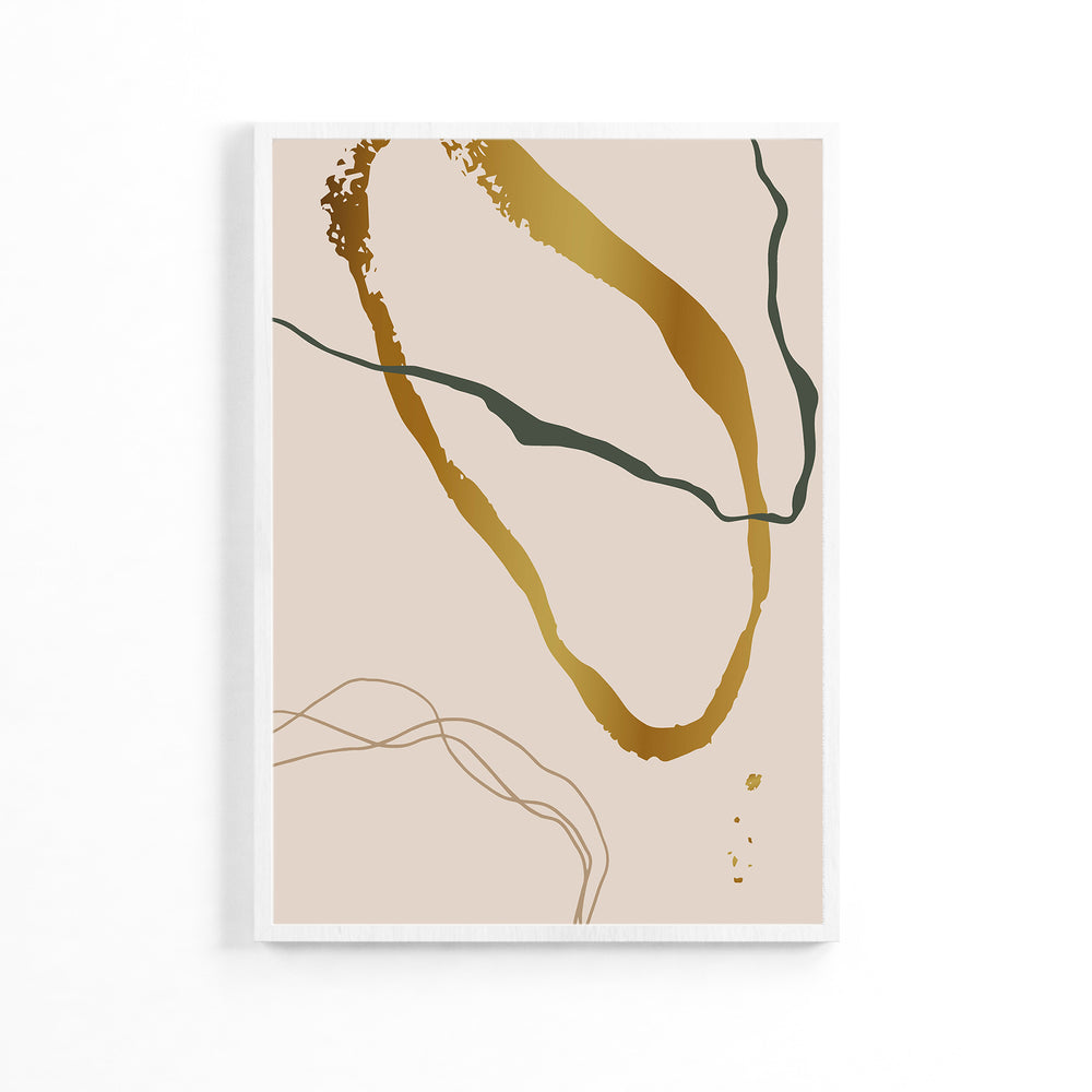 Golden Lines Reverie Poster