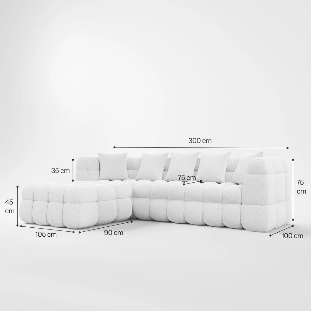 Cloud 5-Seater Corner Sofa