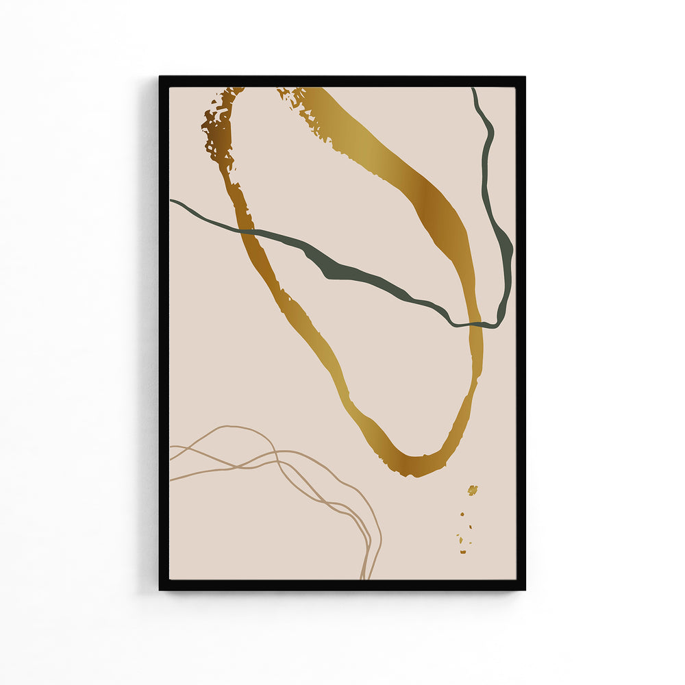 Golden Lines Reverie Poster