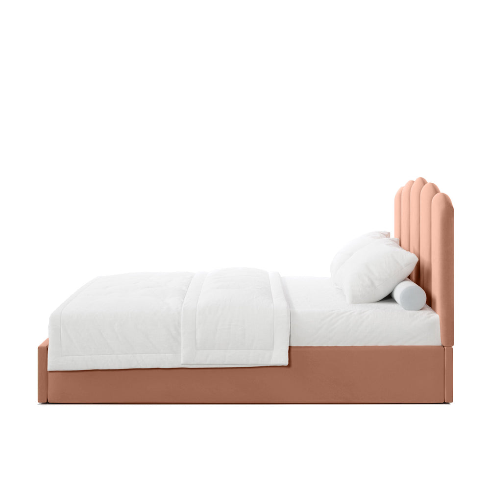 Soft Caramel Double Bed