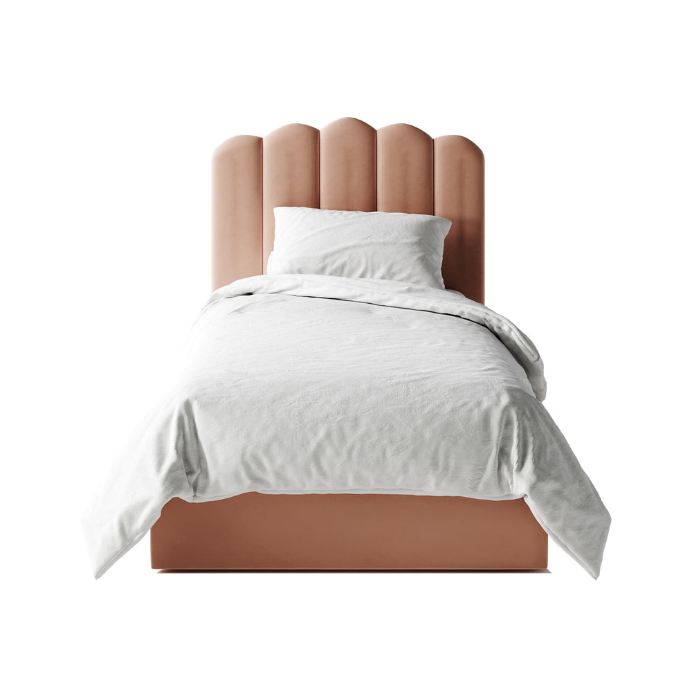 Soft Caramel Single Bed