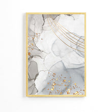 Golden Lines Fusion Poster