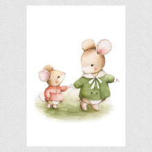Mouse Family Kids Poster