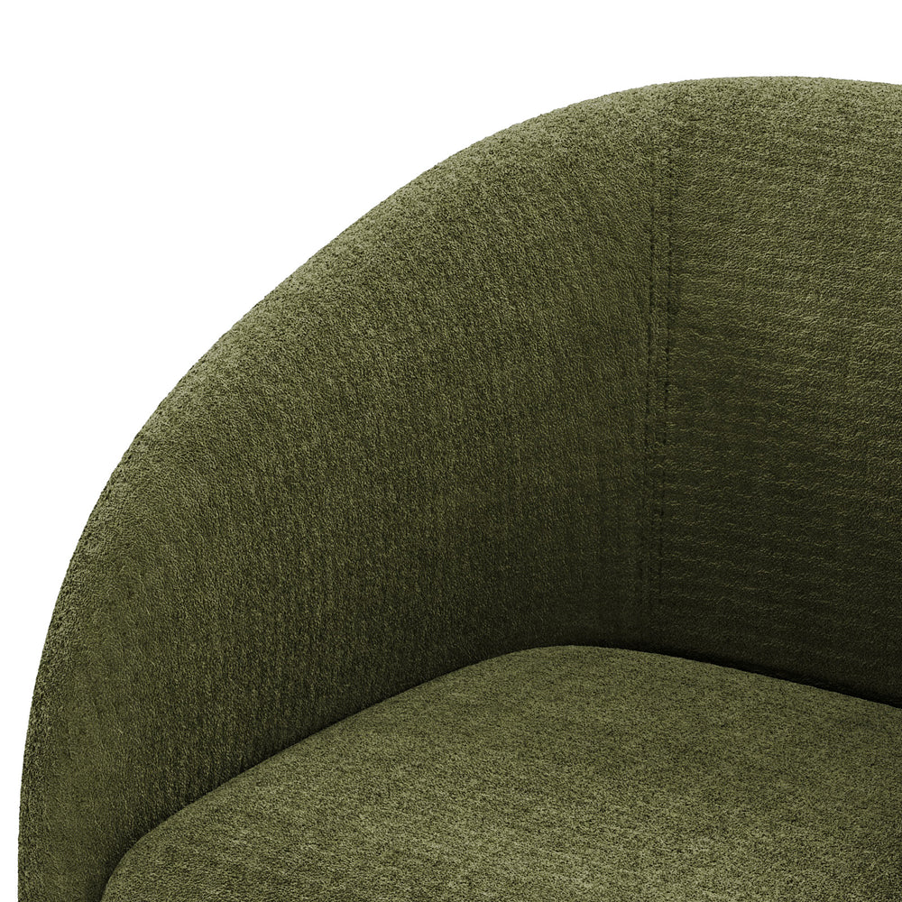 Curved Accent Chair