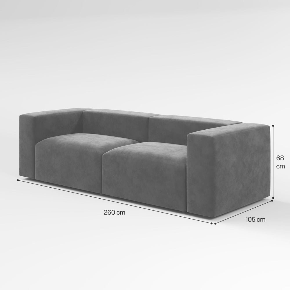 Urban 2-Seater Straight Sofa