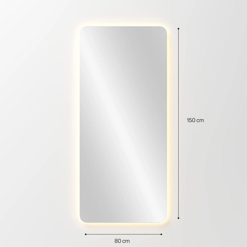 Crystal Wall Mirror