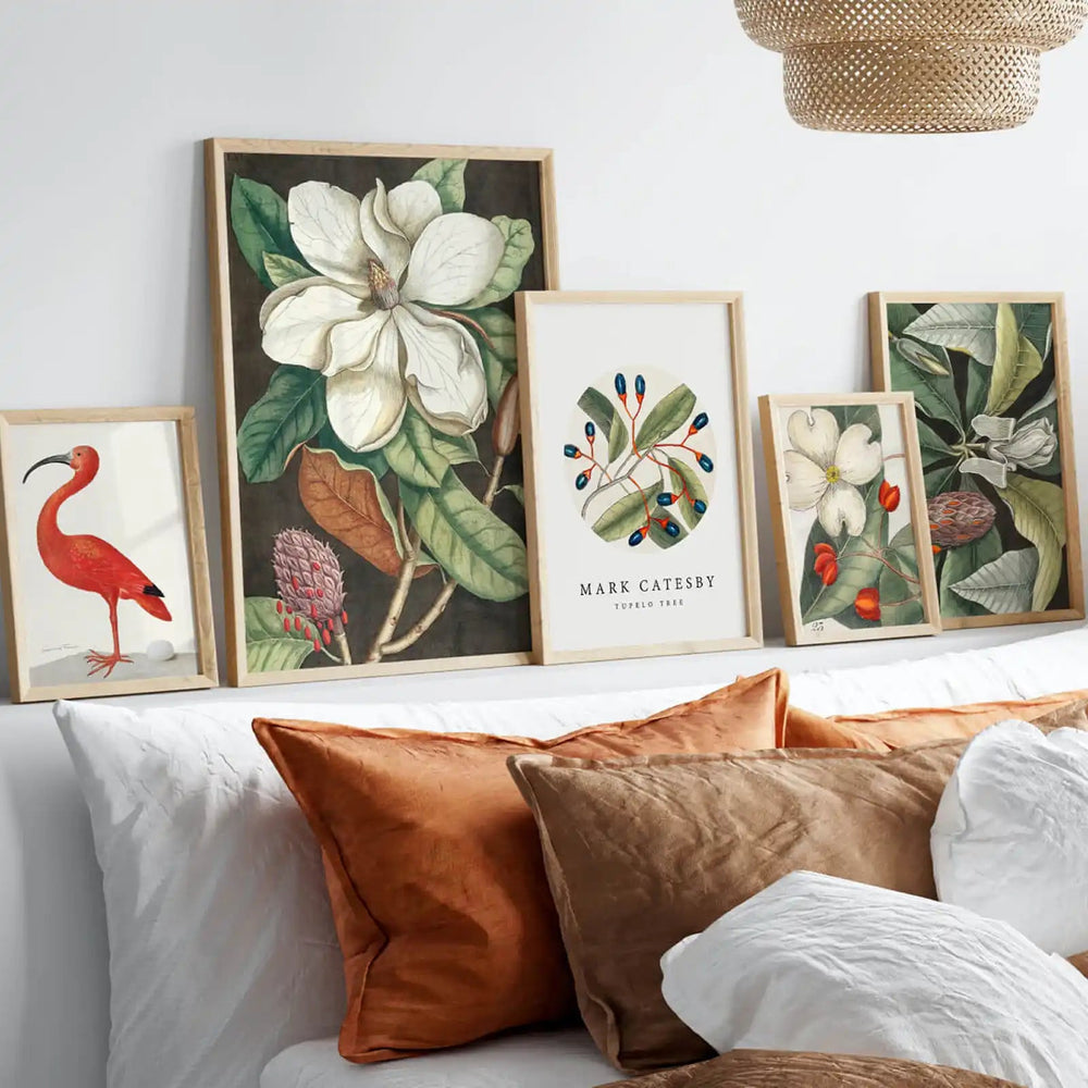 Natural Magnolia Flower Poster
