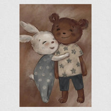 Friends Together Kids Poster