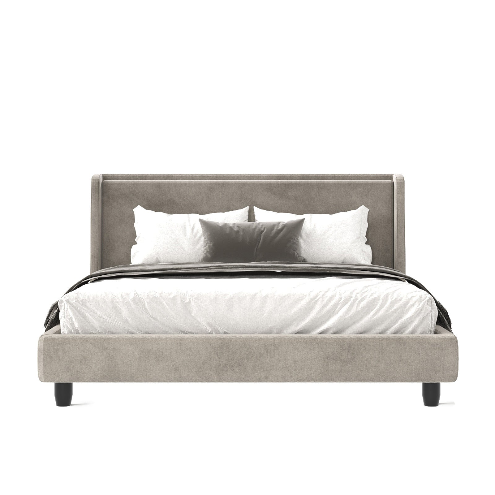 Sand Queen Size Bed