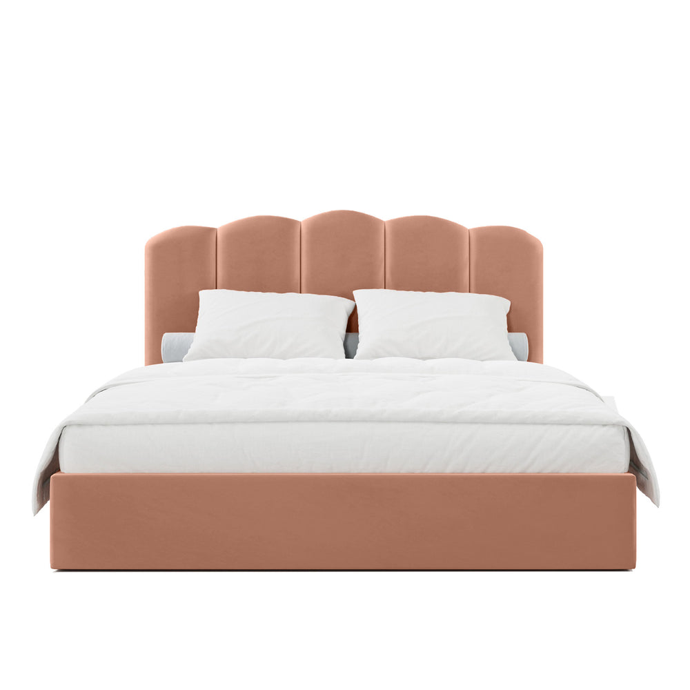 Soft Caramel Double Bed