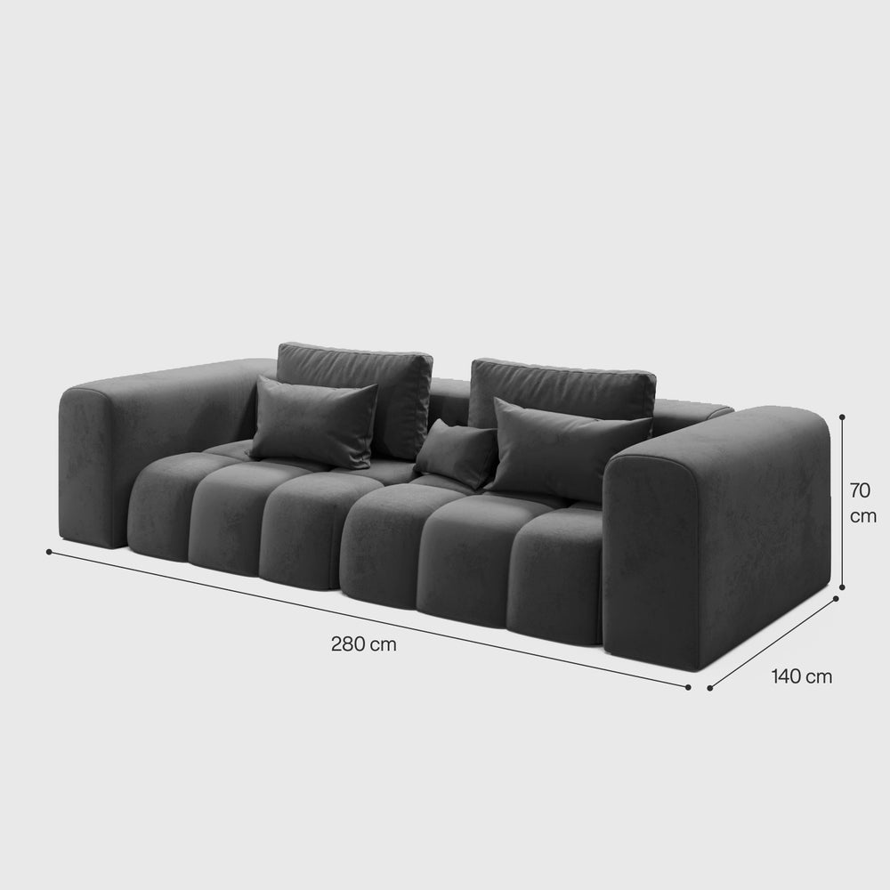 Nolan 3-Seater Straight Sofa
