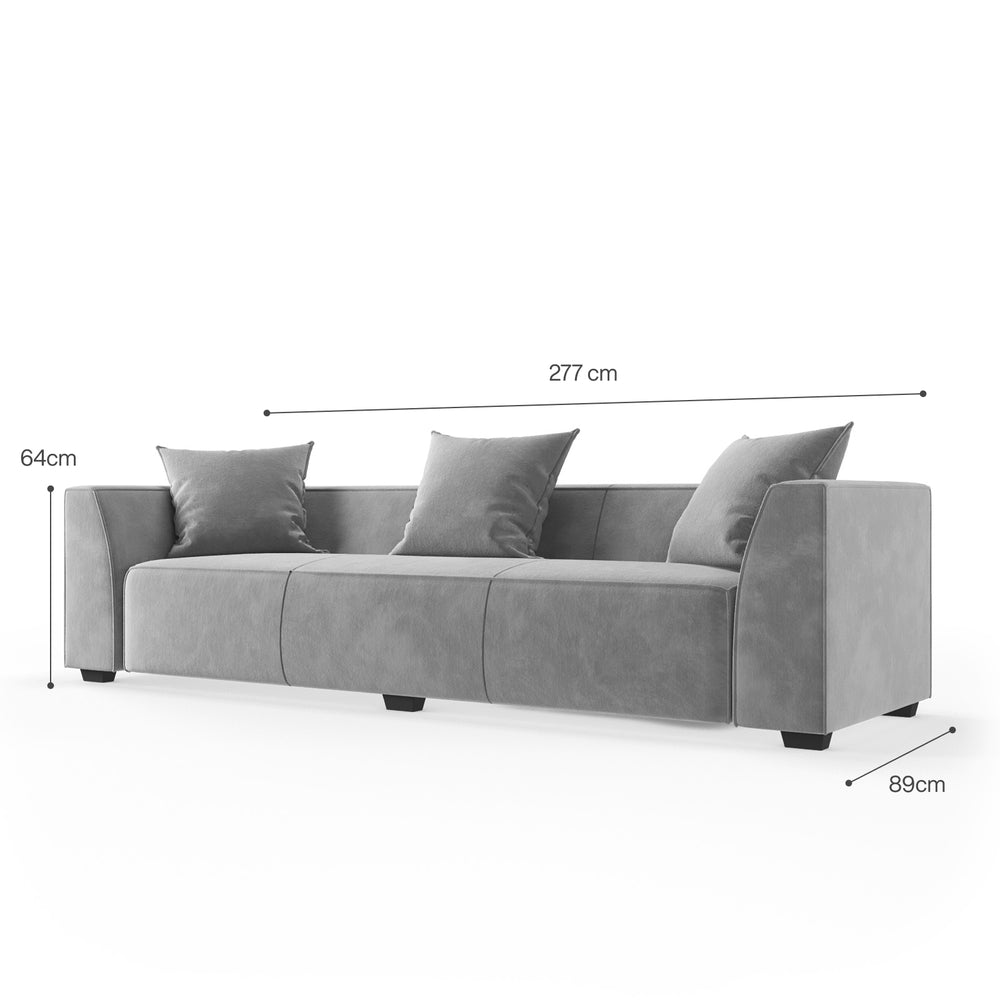 Woodland 3-Seater Straight Sofa