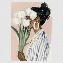 She Is Enjoying the Moment Poster