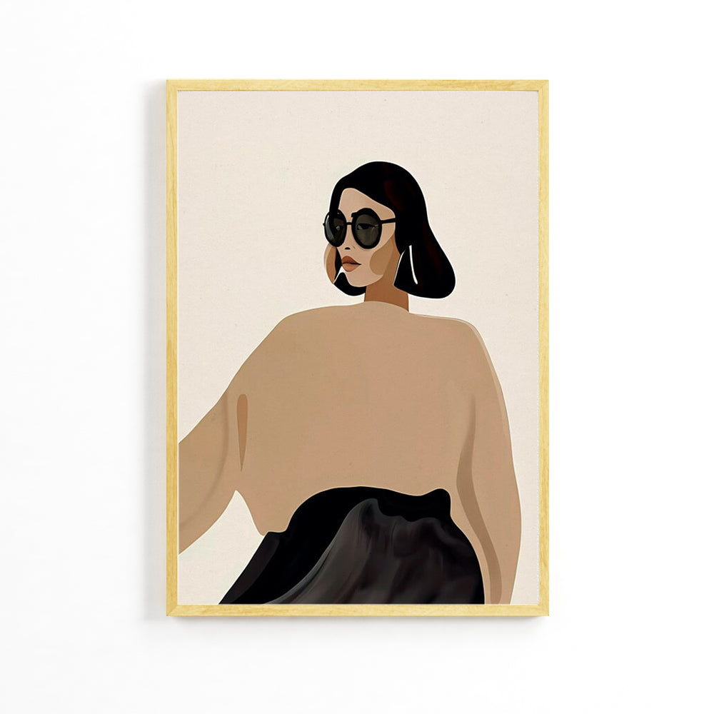 She Is Vogue Version Poster