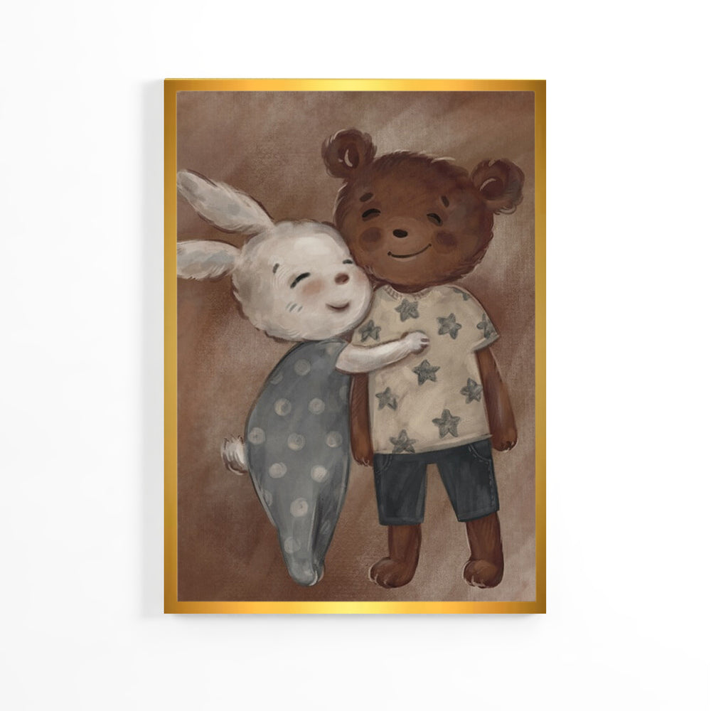 Friends Together Kids Poster