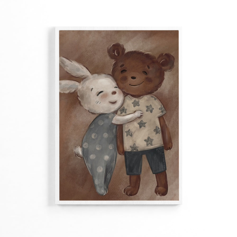 Friends Together Kids Poster