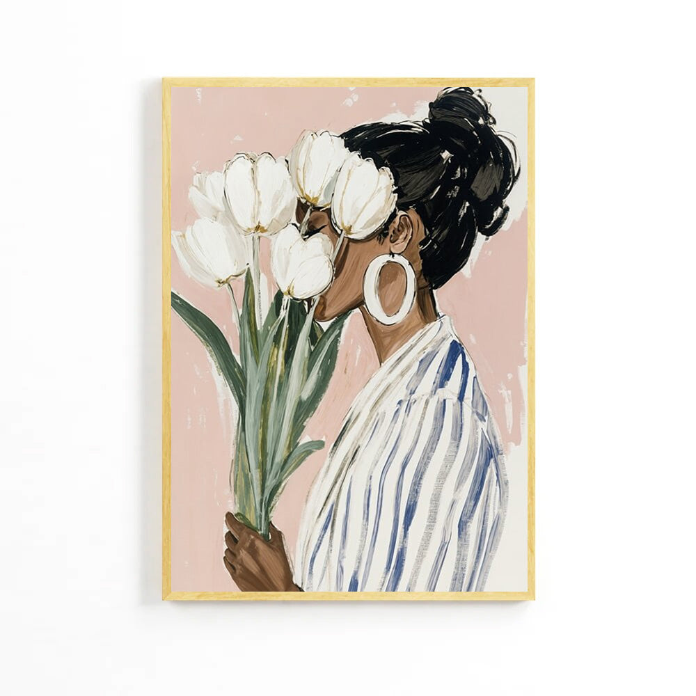 She Is Enjoying the Moment Poster