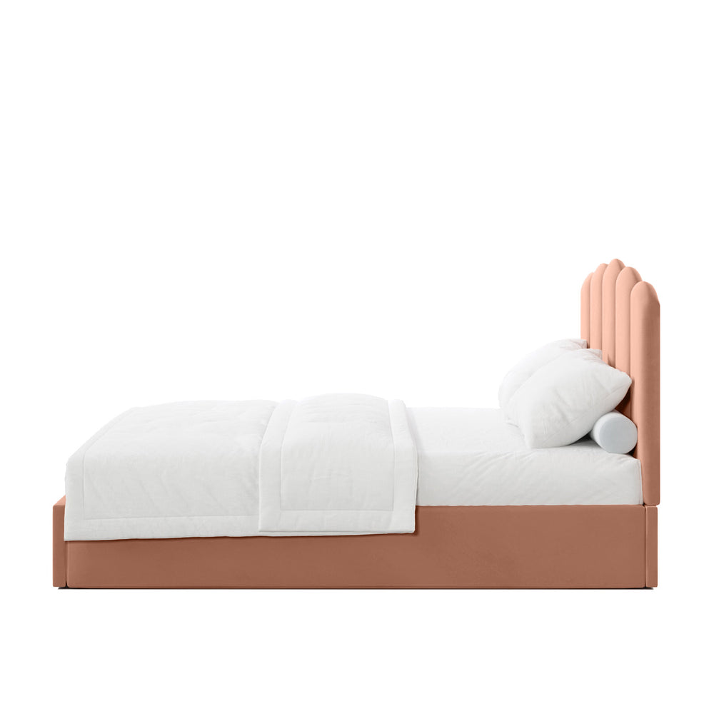 Soft Caramel Double Bed