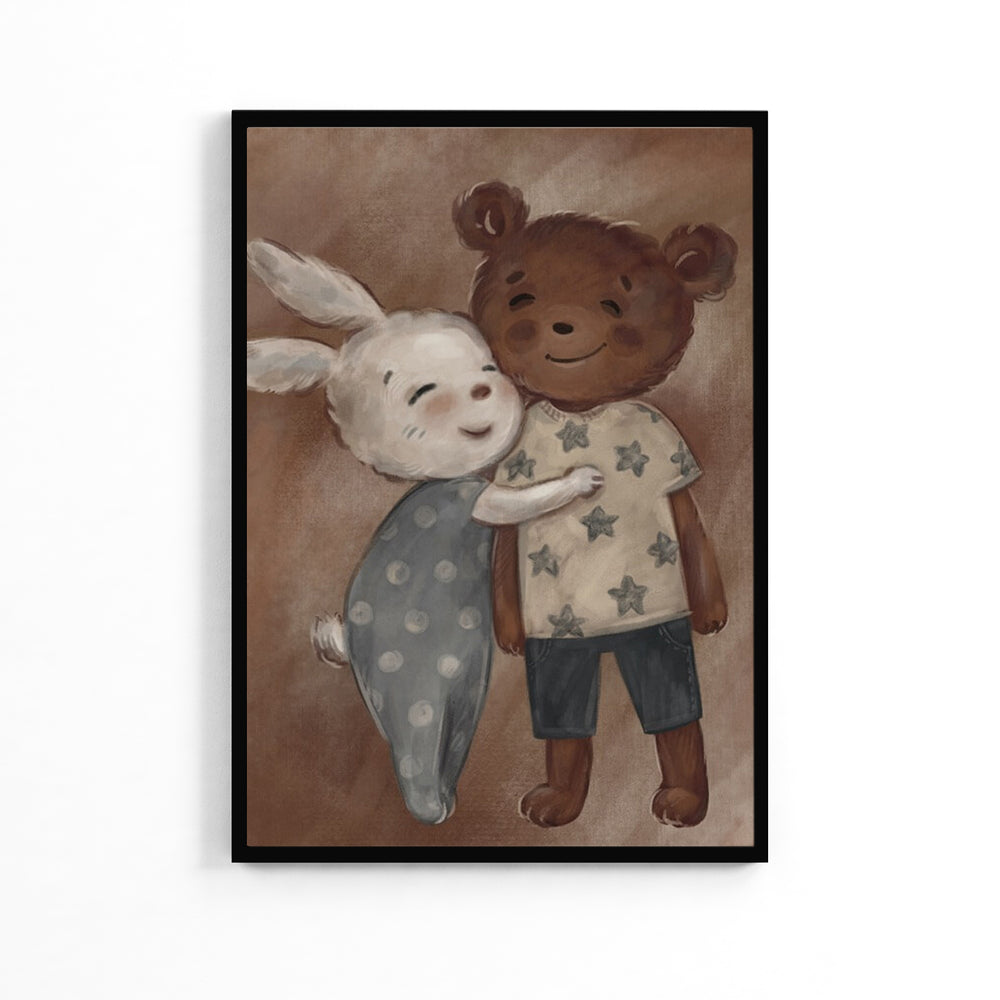 Friends Together Kids Poster