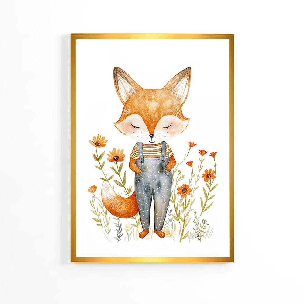 Cutie Fox Kids Poster