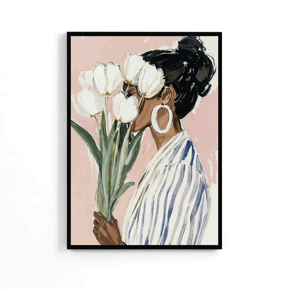 She Is Enjoying the Moment Poster