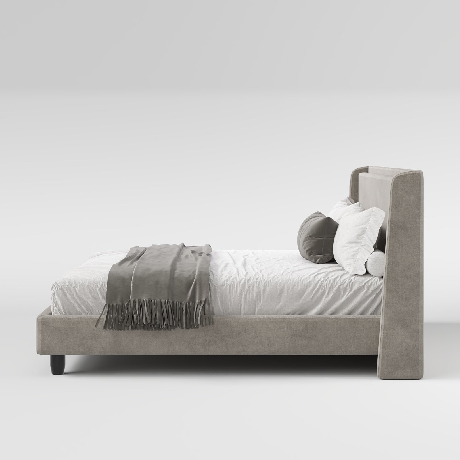 Sand Queen Size Bed