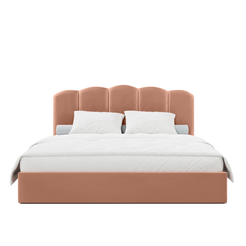 Soft Caramel Double Bed