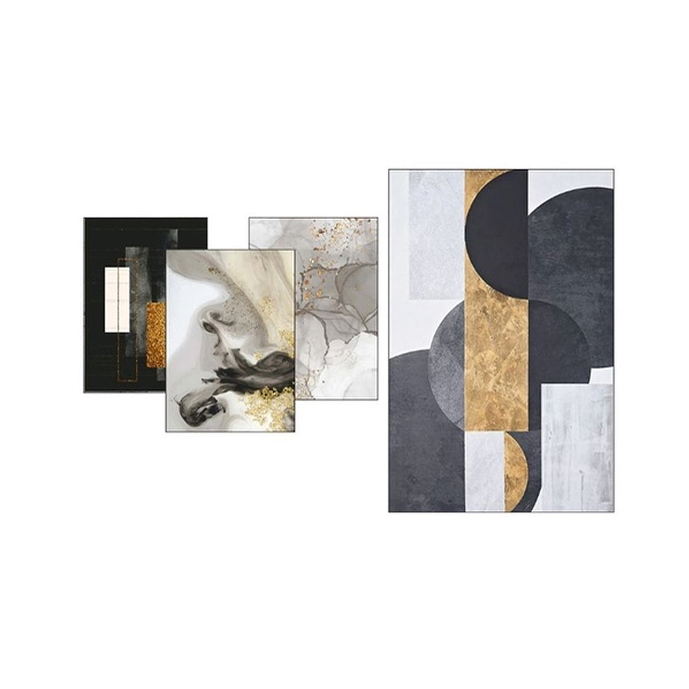 Holiday Home Paintings Set of 4