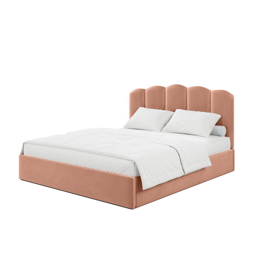 Soft Caramel Double Bed