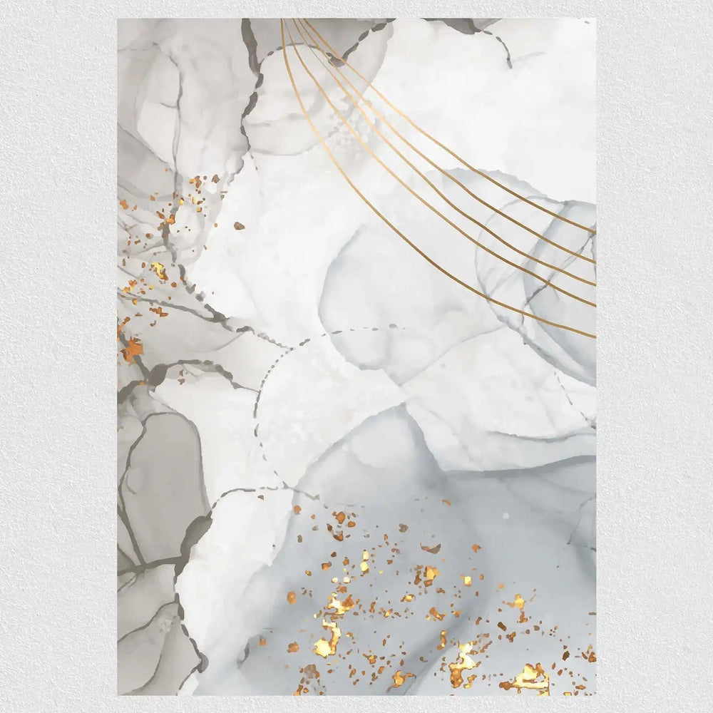 Golden Lines Fusion Poster