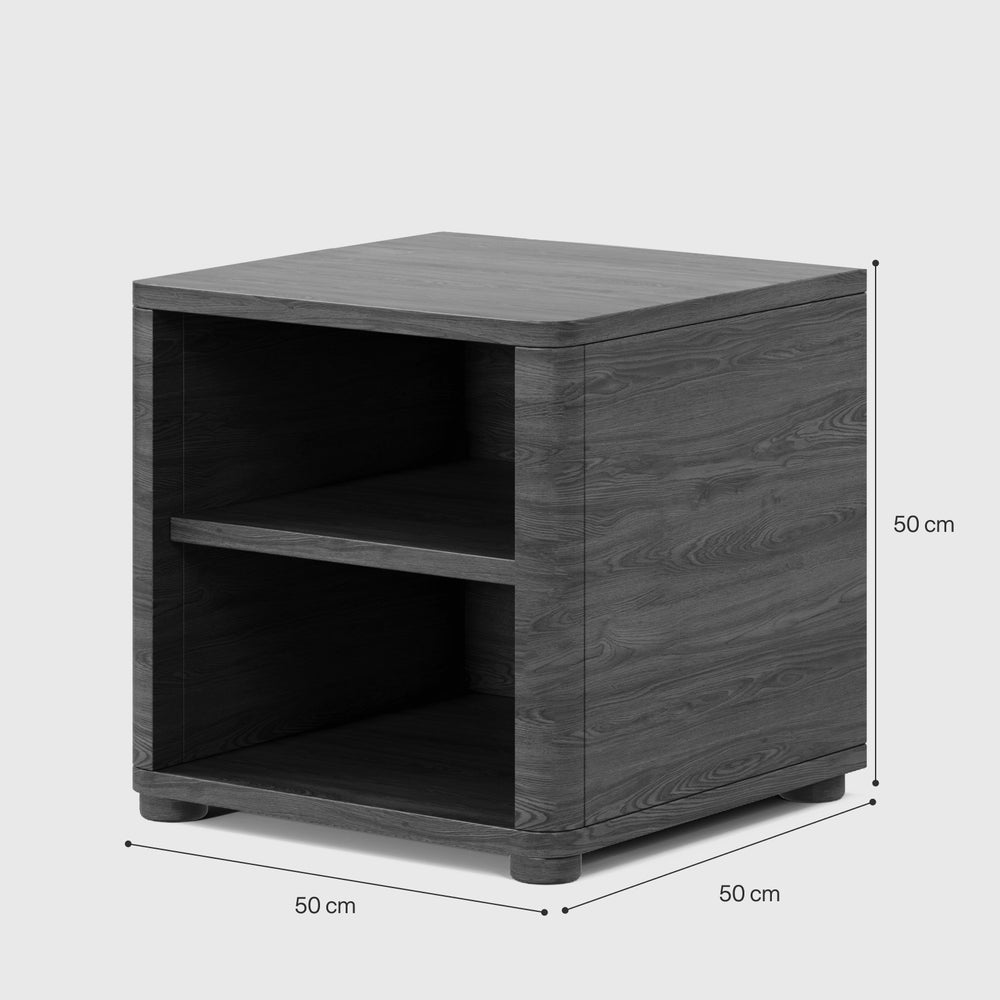 Maison Open Storage Bedside Table