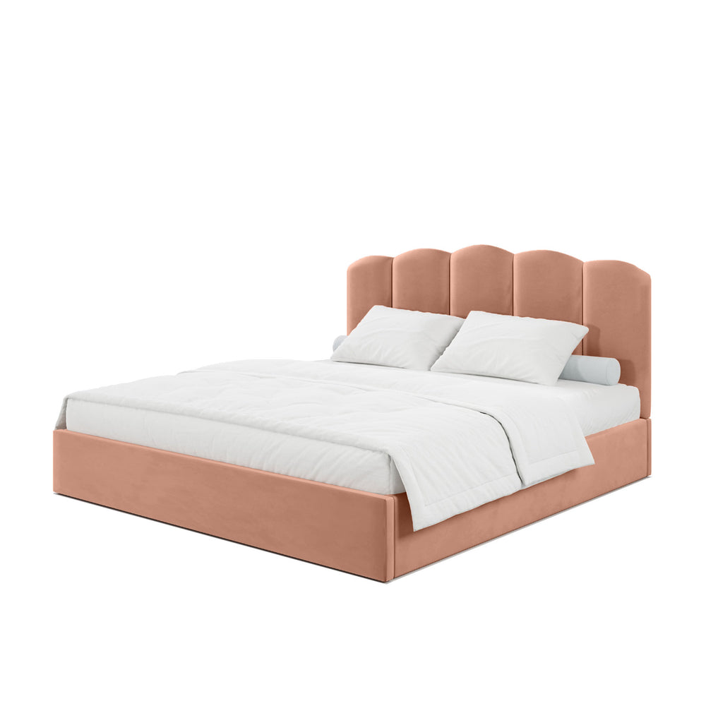 Soft Caramel Double Bed