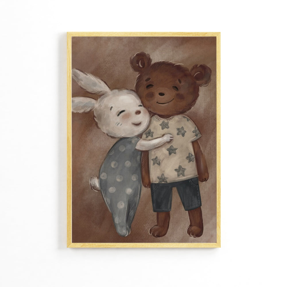 Friends Together Kids Poster