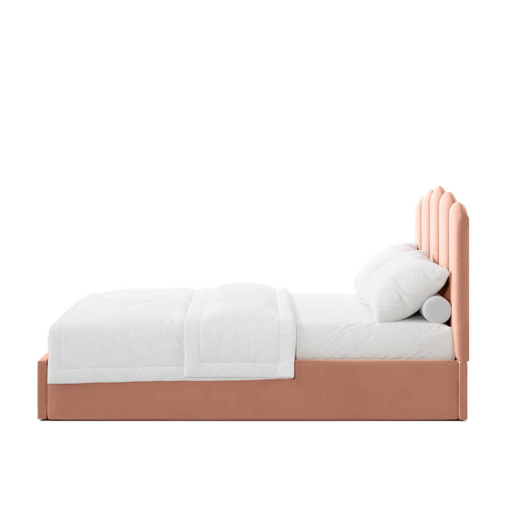 Soft Caramel Double Bed