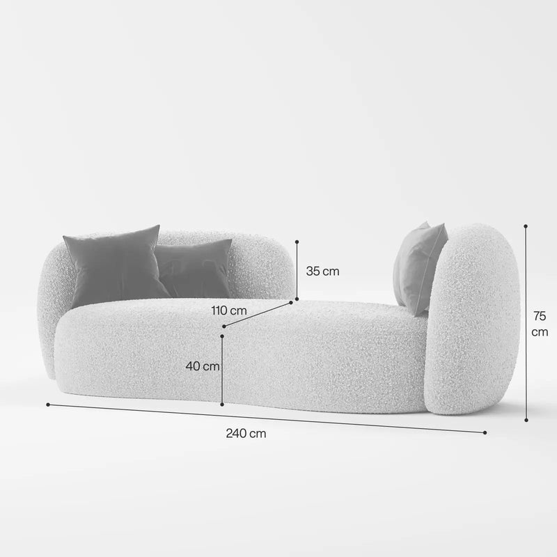 Essence 2-Seater Straight Sofa