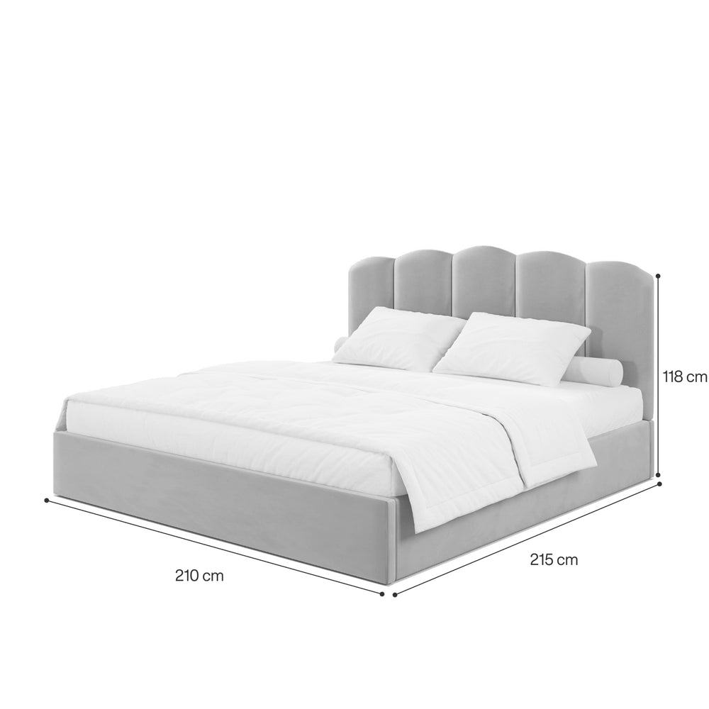 Soft Caramel Double Bed